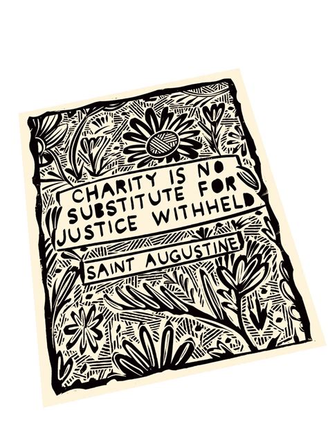charity is no substitute for justice withheld